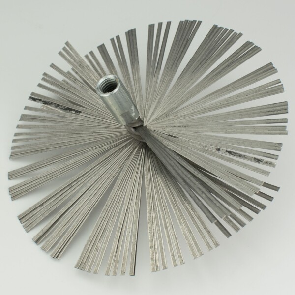 Kartáč pro nerezové komíny, 180mm, plochý nerez drát