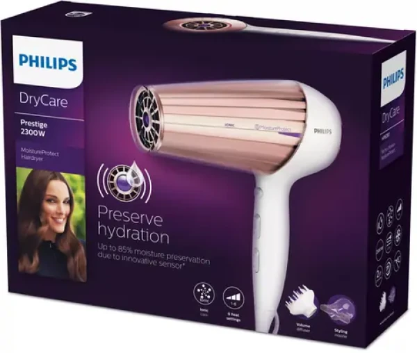Philips HP 8280/00 bílá / Vysoušeč vlasů / 2300 W (HP8280/00)
