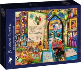 BLUEBIRD Puzzle Život je otevřená kniha: Benátky