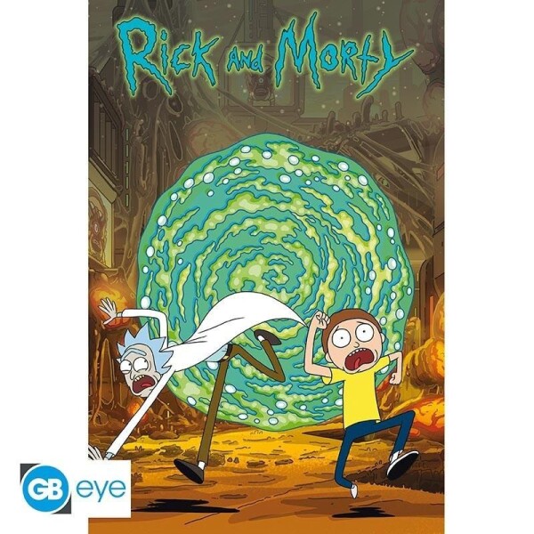 Rick and Morty Plakát Maxi: Portal 91,5 x 61 cm