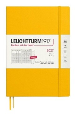 Měsíční plánovač & Zápisník Sunflower, Composition B5 2027, 16 Months, Softcover, anglicky