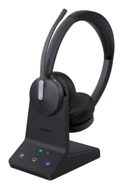 Yealink WH64 černá / Bezdrátová sluchátka s mikrofonem / DECT / Bluetooth 5.2 / USB-C / On-ear (1208674)