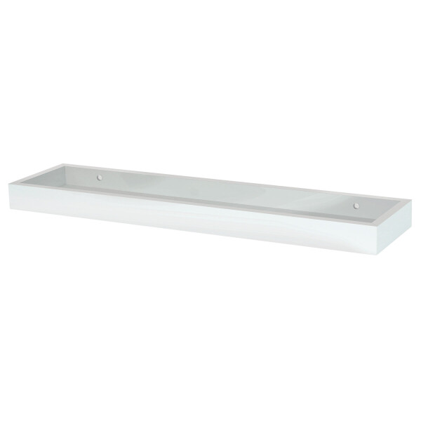 Polička, mdf, bílá, P-011 WT