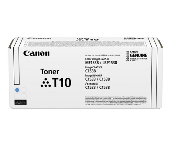 CANON TONER T10 CYAN pro i-SENSYS X C1533i, C1533iF, C1538i, C1538Fi (10 000 str.) EDF_1050753