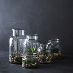 MADAM STOLTZ Skleněná váza Simply Clear, čirá barva, sklo