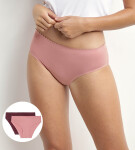 Dámské kalhotky 2 ks DIM BODY TOUCH MIDI BRIEF 2x - DIM - fialová M