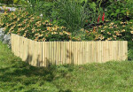 GEOMAT Pevný bambusový plůtek – Bamboo Border - výška 35 cm, délka 1 m