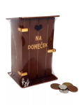 Ptakoviny.cz Pokladnička kadibudka dřevěná - Na Domeček