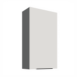 Horní skříňka Aria ANT 60 G-108 1F Barva korpusu: Antracit, Barva dvířek: BL - Black AFM