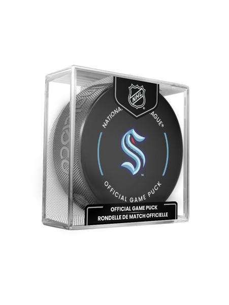 Inglasco / Sherwood Puk Seattle Kraken Official Game Puck 2022-2023