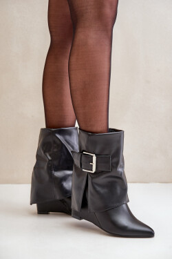 Boty na klínovém podpatku model 203528 Step in style 40