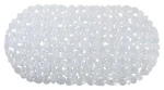 MSV GALETS protiskluzová podložka do vany průhledná / PVC / 99 x 39 cm