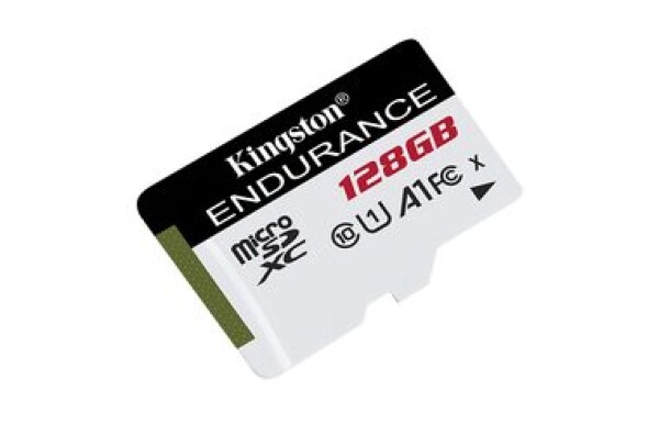 Kingston Endurance CL10 A1 microSDXC 128GB / UHS-I U1 / čtení: až 95MBs / zápis 45MBs (SDCE/128GB)