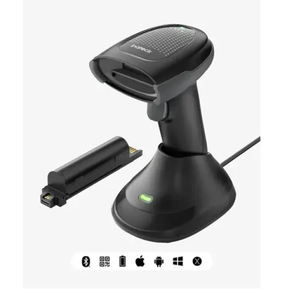 Inateck 170B černá / Snímač čárových kódů / 1D a 2D / Bluetooth / kit USB (N6050_BLACK)