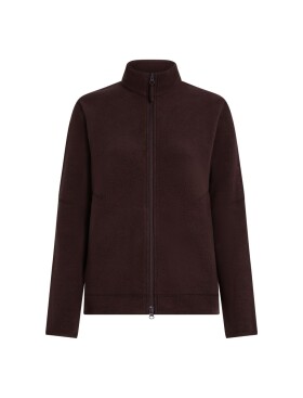 ICEBREAKER Wmns Merino 800 RF Class Pile LS Zip, Bittersweet (vzorek) velikost: S