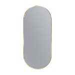 Erga Oval, oválné zrcadlo 40x90cm, zlatý rám, ERG-V01-OVAL-4090-GD