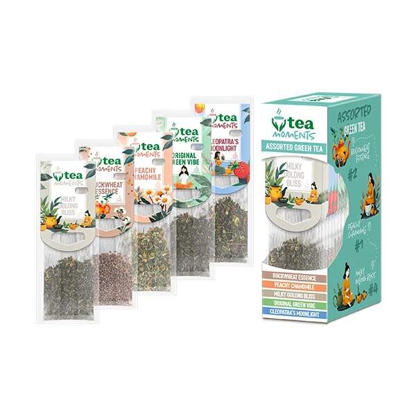 Tea Moments Assorted Green Tea 15 sáčků