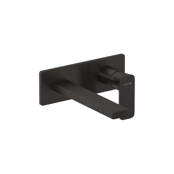 KLUDI - Renon Umyvadlová baterie pod omítku, 2-otvorová instalace, broušený Gunmetal 42244N275