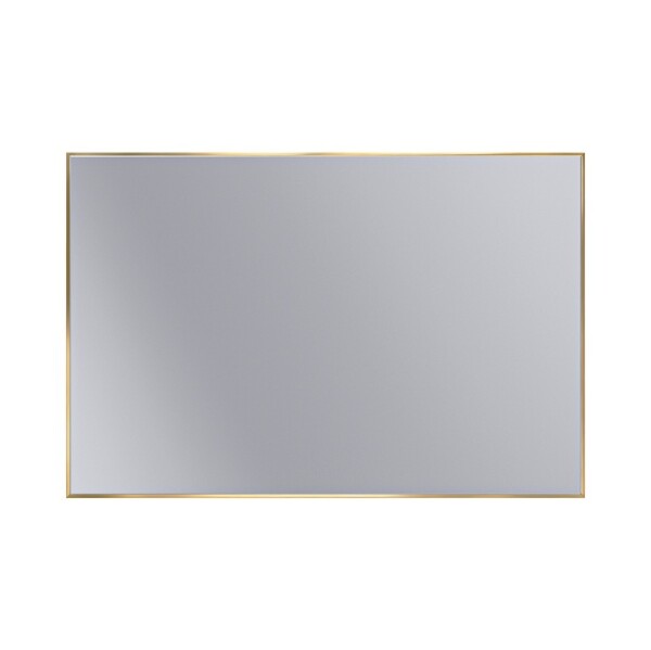 Erga Rectangle, obdélníkové zrcadlo 120x80 cm, zlatý rám, ERG-V01-RECTAGLE-1280-GD