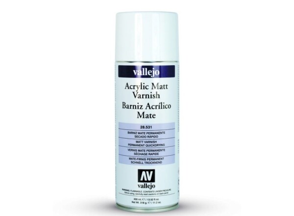 Lak ve spreji Vallejo 28531 Matt Spray Varnish 400 ml