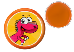 Mamido Létající disk Frisbee dinosaurus oranžový
