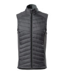 Cross hybridní vesta pánská light anthracite S