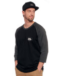 Horsefeathers Bronco Raglan black Gray