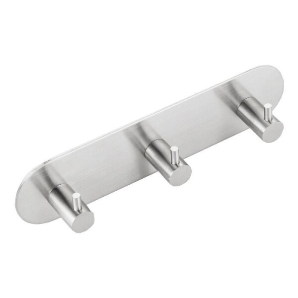 SAPHO - Samolepící trojháček, kulatý, nerez mat 32203