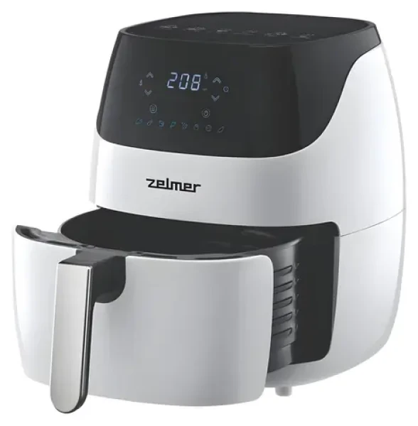 Zelmer ZAF5501W bílá / Horkovzdušná fritéza / 1500W / 5 l / 8 programů (ZAF5501W)