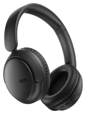 QCY H2S Lite černá / Bezdrátová sluchátka / mikrofon / Bluetooth 6.0 / Hi-Res Audio / výdrž až 60 h (H2S Lite black)