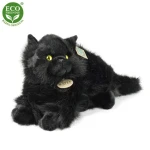 Eco-Friendly Rappa kočka černá ležící 30 cm