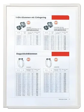 Durable Sherpa Panel A4 šedá / Přehledová deska / Polypropylen / rám (560610)