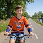 Outerstuff Dětský dres Edmonton Oilers NHL Fashion Hockey Jersey Velikost: Dětské XL (170 – 176)
