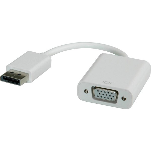 Roline DisplayPort / VGA kabelový adaptér Konektor DisplayPort, VGA pólové zásuvka 0.15 m šedá 12.03.3135 Kabel DisplayPort