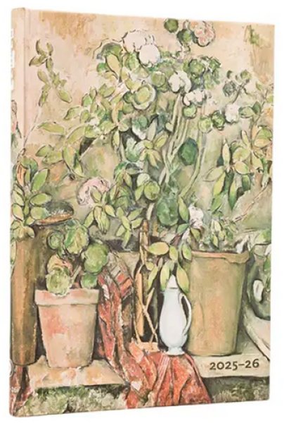Diář 2025/2026 Cezanne’s Terracotta Pots and Flowers