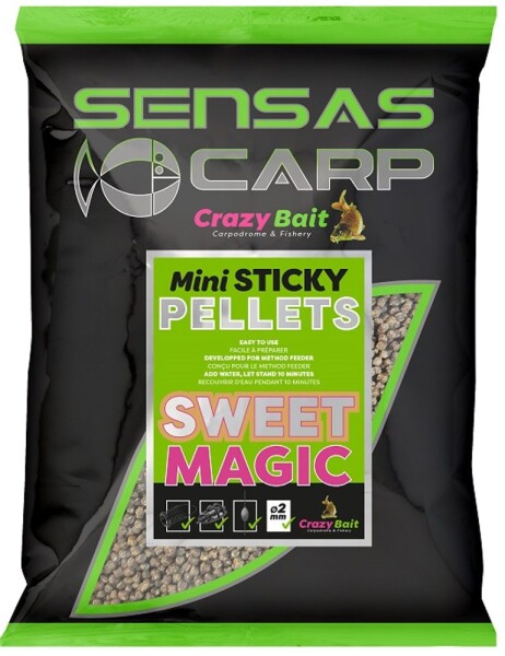 Sensas Pelety Mini Sticky Pellets 700g - Ryba,Sensas Pelety Mini Sticky Pellets 700g - Ryba