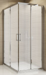 SanSwiss TOPAC10005030 Sprchový kout čtvercový 100×100 cm, aluchrom/mastercarré