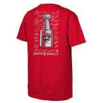 Fanatics Dětské tričko Florida Panthers NHL 2025 Stanley Cup Champions Signature Roster T-Shirt - Red Velikost: Dětské XL (13 - 15 let)