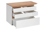 COMAD - Skříňka pod umyvadlo 90cm 3 zásuvky PLATINUM 5907611648230