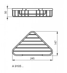IDEAL STANDARD - IOM Mýdlenka drátěná, černá A9105XG