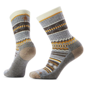 Unisex merino městské ponožky SMARTWOOL Everyday Cozy Snowed In Sweater Crew Soc, Light Gray velikost: 38-41 (M)