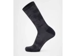 Mons Royale Atlas Merino Crew ponožky Black Logo AOP vel. M (39 - 41)