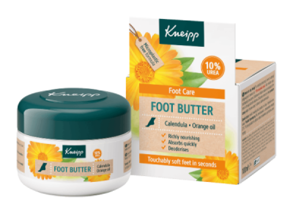 Máslo pro péči o chodidla