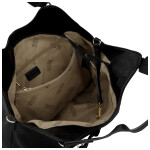 Elegantní dámská koženková kabelka na rameno Mandy, černá