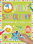 Velké samolepky omalovánky pro malé ruce Dino ostrov Stuart Lynch