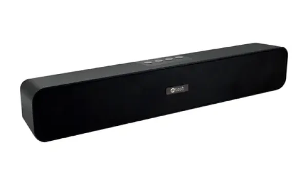 C-TECH SPK-06 černá / Bluetooth reproduktor / 2x 5W / BT 4.2 / FM / USB / MicroSD / AUX-IN (8594125012083)