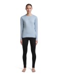 ICEBREAKER Wmns 200 MerinoFine Ace LS Crewe, Zinc Blue (vzorek) velikost: S