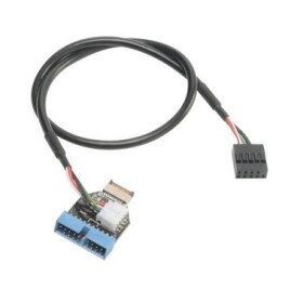 AKASA Interní MB adaptér USB 3.1 interní konektor na USB 3.1 Gen1 19-pin kabel