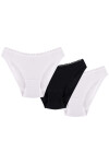 Wol-Bar Soft Cute 3-pack barva: bílá-bílá-černá M