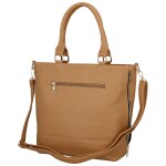 Stylová dámská koženková kabelka do ruky Basttilla, hnědá